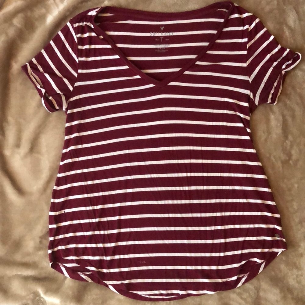 Stripped American Eagle Shirt